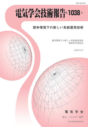 競争環境下の新しい系統運用技術