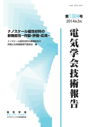 ナノスケール磁性材料の新機能性－作製・評価・応用－