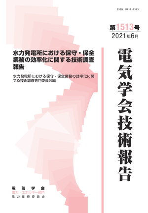 水力発電所における保守・保全業務の効率化に関する技術調査報告