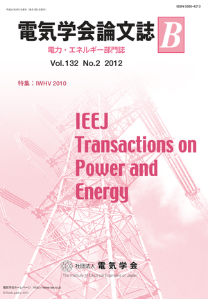 電気学会論文誌B（電力・エネルギー部門誌） Vol.132 No.2 （2012） 特集：IWHV 2010